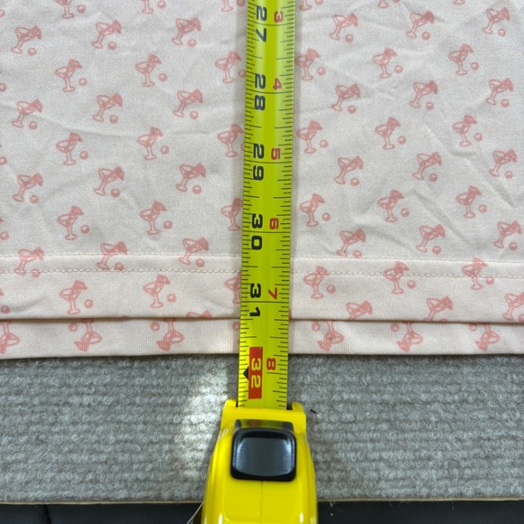 Jim Nantz by Vineyard Vines Orange Martini Print AOP Polo TPC Sugarloaf Men's XL - Picture 8 of 8